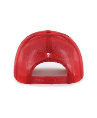 '47 Brand Men's Red Philadelphia Phillies Garner Trucker Adjustable Hat