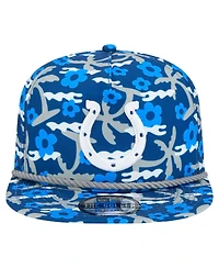 New Era Men's Royal Indianapolis Colts Wakey Golfer Snapback Hat