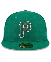 New Era Men's Kelly Green Pittsburgh Pirates St. Patrick's Day 59FIFTY Fitted Hat