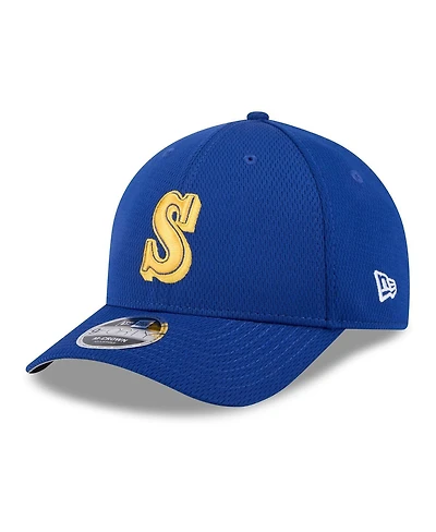 New Era Men's Blue Seattle Mariners 2025 Mlb Clubhouse 9FORTY M-Crown Adjustable Hat