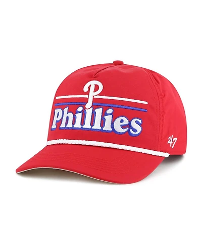 '47 Brand Men's Red Philadelphia Phillies Campscape Hitch Adjustable Hat