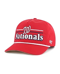 '47 Brand Men's Red Washington Nationals Campscape Hitch Adjustable Hat