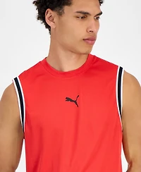 Puma Men's Winning Shot Regular-Fit Mesh Logo Tank Top