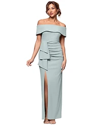 Xscape Off-The-Shoulder Gown