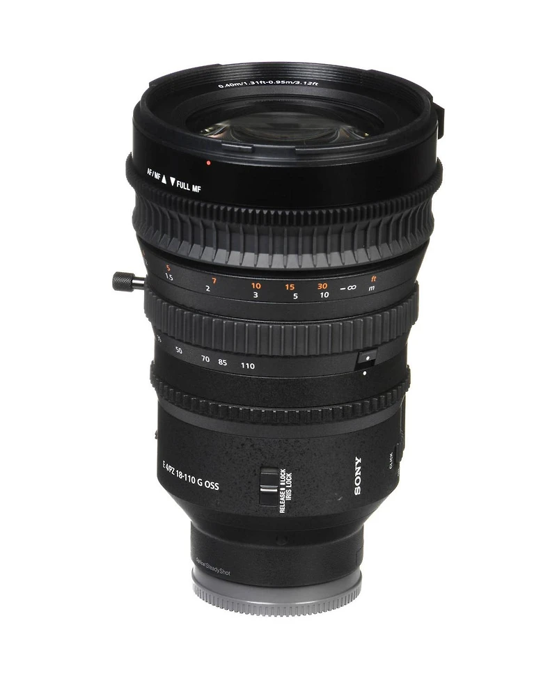 Sony Sony SELP18110G 18-110mm f/4-22 Fixed Zoom Camera Lens, Black