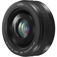 Panasonic Lumix G 20mm f/1.7 Ii Aspherical Lens for Micro Four Thirds, Black