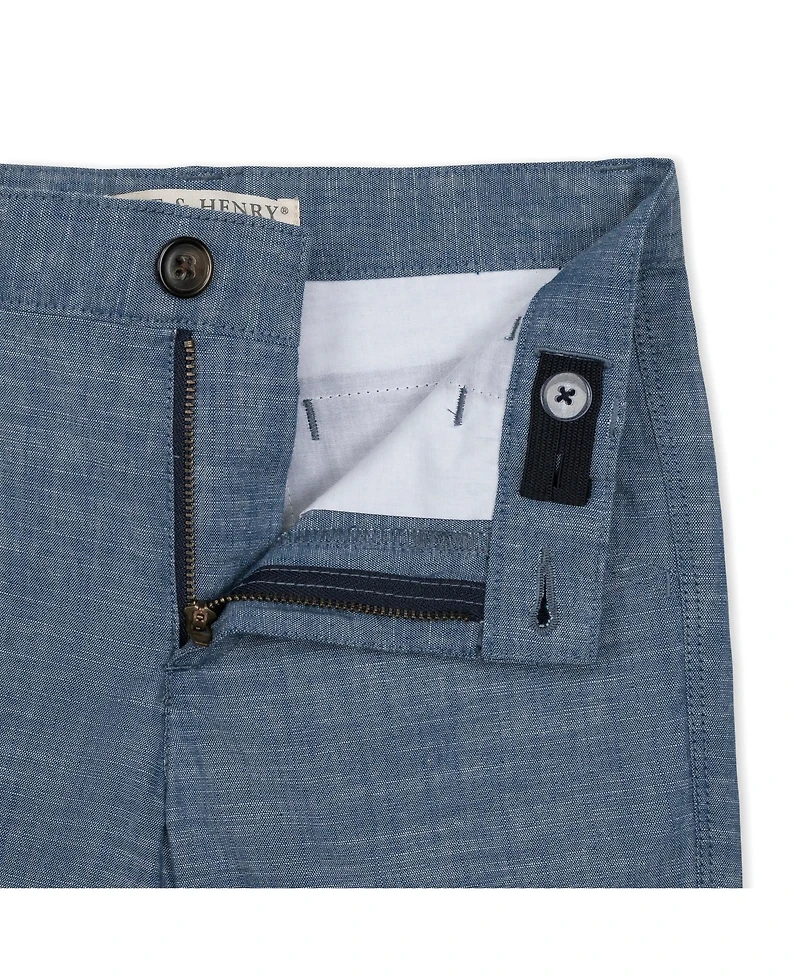 Hope & Henry Big Boys Cotton Chambray Short