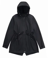 Rokka&Rolla Women's Hooded Anorak Trench Coat