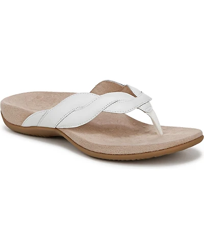Vionic Womens Bella Braid Thong Sandals