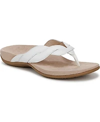 Vionic Womens Bella Braid Thong Sandals