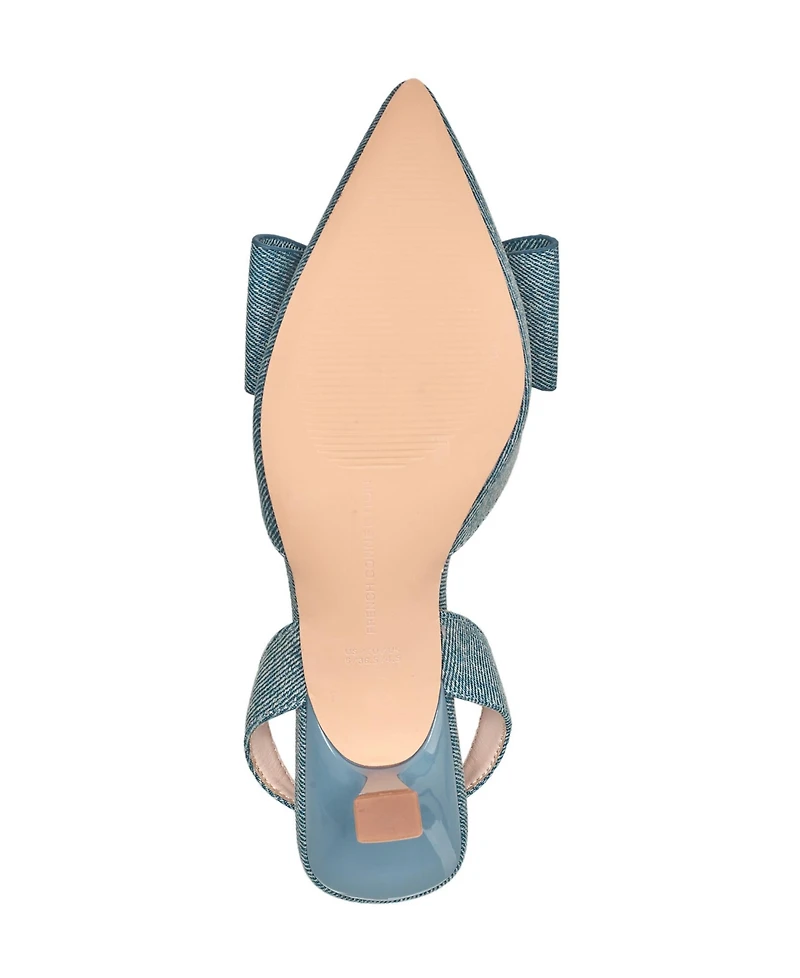 French Connection Ladies Croatia Slingback Kitten Heel