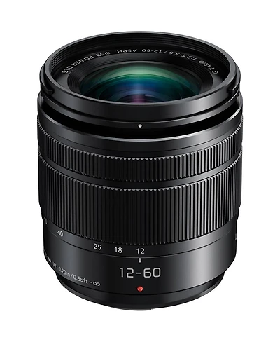 Panasonic Lumix G Vario 12-60mm f/3.5-5.6 Aspherical Lens for Micro Four Thirds, Black