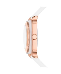 Skechers Women's Calabar Three-Hand, White Alloy Watch