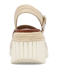 Mia Women's Yanis Round Toe Wedge Sandals