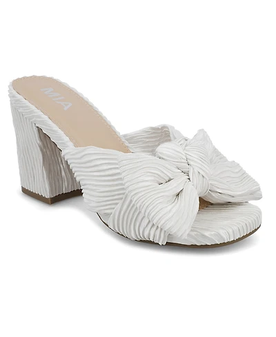 Mia Women's Mechelle Block Heel Dress Sandals