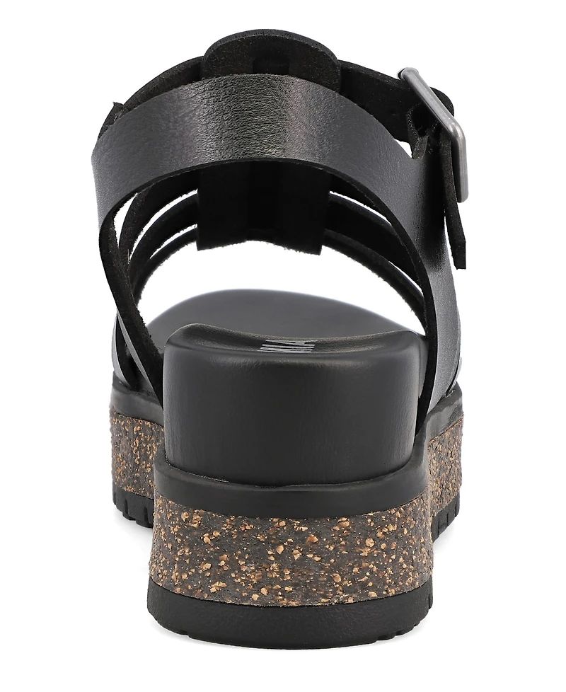 Mia Women's Kaja Fisherman Round Toe Sandals