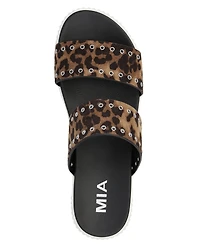 Mia Women's Lexi Round Toe Slide Sandals