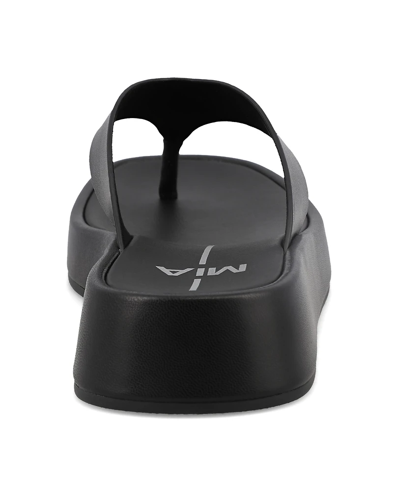 Mia Women's Pamelia Thong Round Toe Sandals