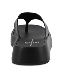 Mia Women's Pamelia Thong Round Toe Sandals