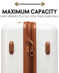 Elle Expedition 3-Piece Expandable Retro Spinner Luggage Set