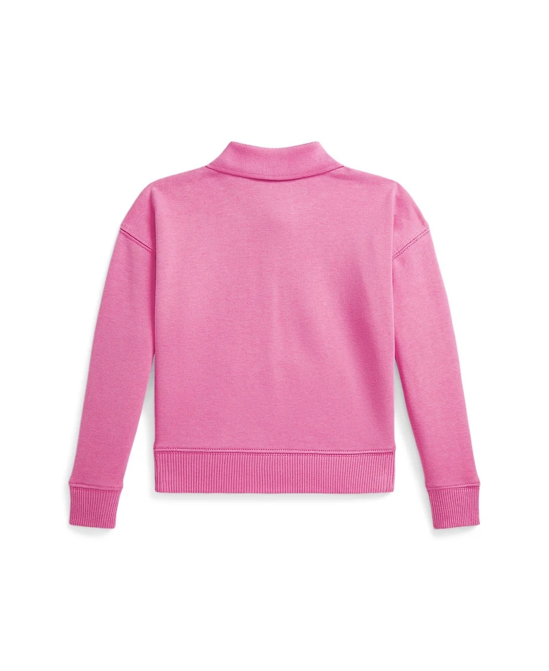 Polo Ralph Lauren Toddler and Little Girls Logo French Terry Polo Sweatshirt