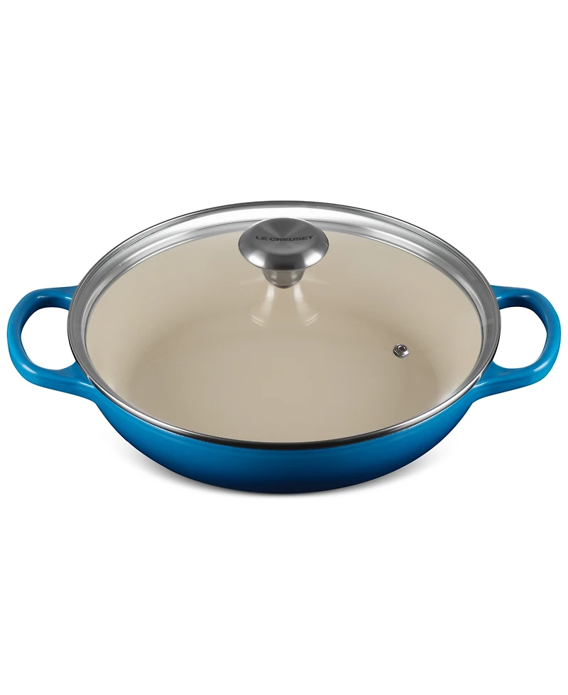 Le Creuset Enameled Cast Iron Signature Round 2.25-Qt. Braiser with Glass Lid