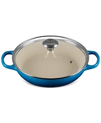Le Creuset Enameled Cast Iron Signature Round 2.25-Qt. Braiser with Glass Lid