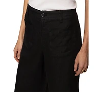 Sanctuary Women's The Linen Marine Wide-Leg Pants