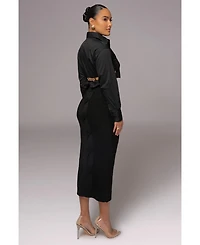 Jluxlabel Women's Close To You Collared Top