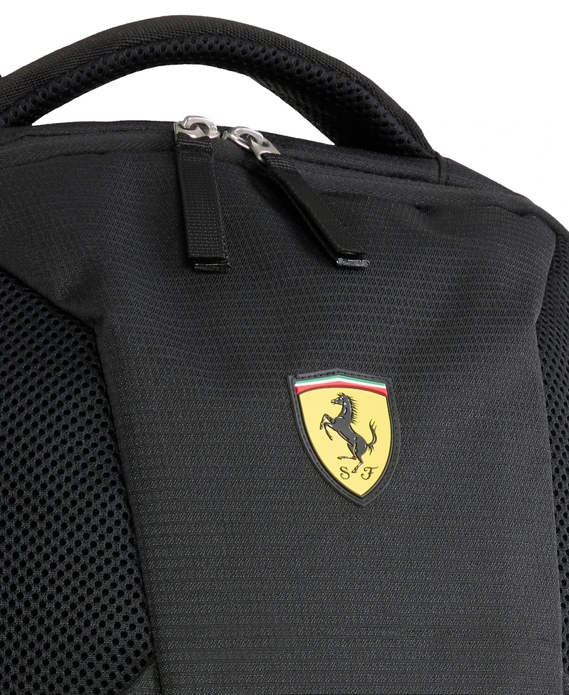 Puma x Ferrari Men's Logo Colorblocked Backpack - Rosso Corsa