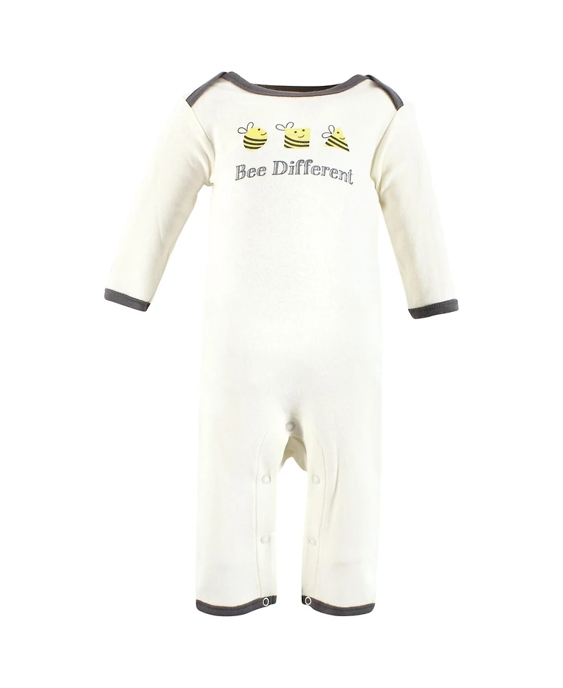 Touched by Nature Baby Boys Unisex Organic Double Coverall Set