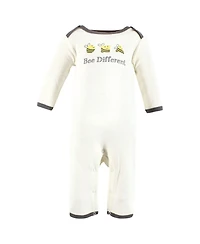 Touched by Nature Baby Boys Unisex Organic Double Coverall Set