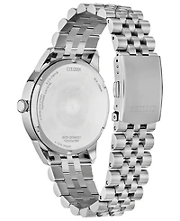 Citizen Men's Classic Rolan Silver-Tone Stainless Steel Bracelet Watch 40.5mm