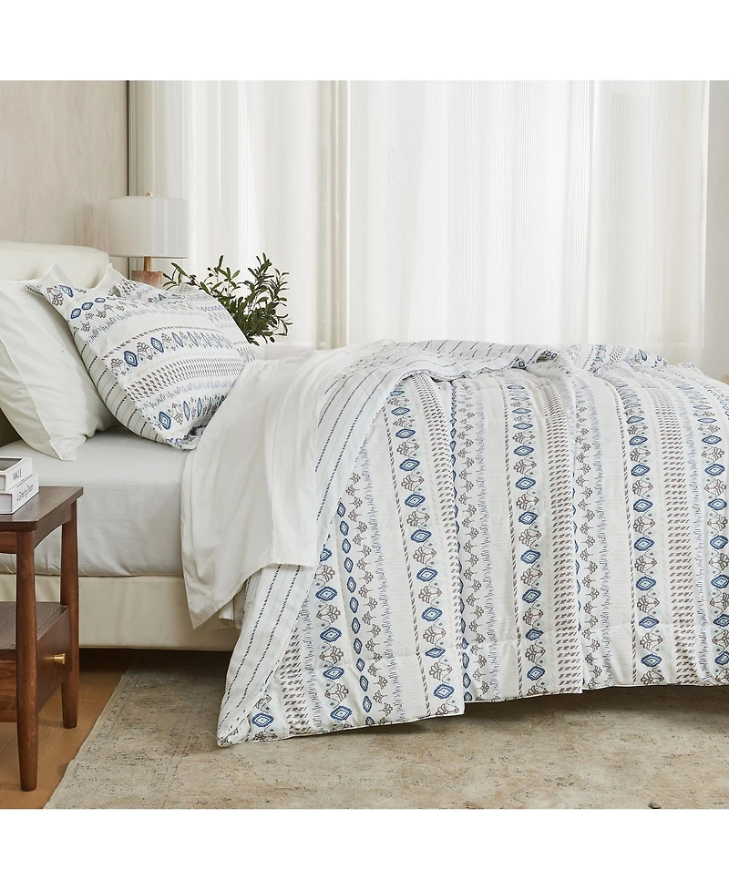 Linery & Co. Reversible Down Alternative Printed Comforter Set