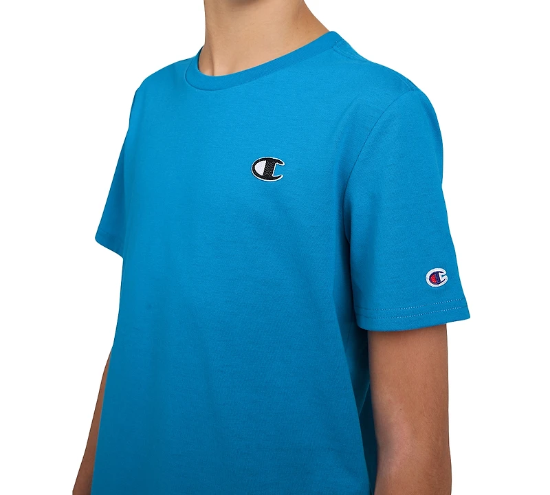 Champion Big Boys Patch Logo T-Shirt