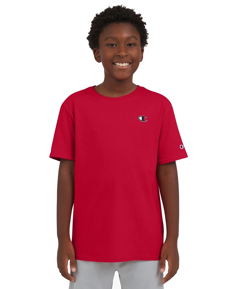 Champion Big Boys Patch Logo T-Shirt