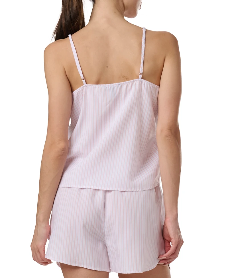 Tommy Hilfiger Women's 2-Pc. Striped Cami & Boxer Pajama Set
