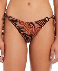 Red Carter Women's Tie-Side Hipster Bikini Bottoms
