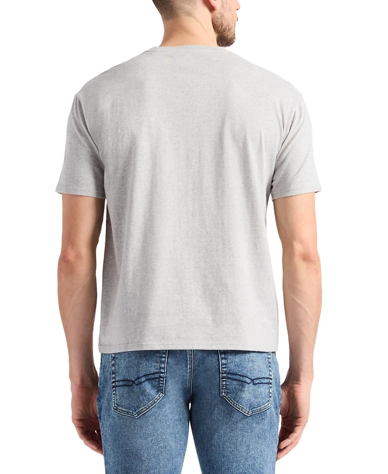 Buffalo David Bitton Men's Trige Graphic with Pickup Truck Print T-Shirt