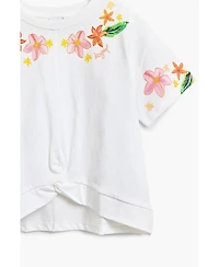 Desigual Girls Girls's Floral knot T-shirt