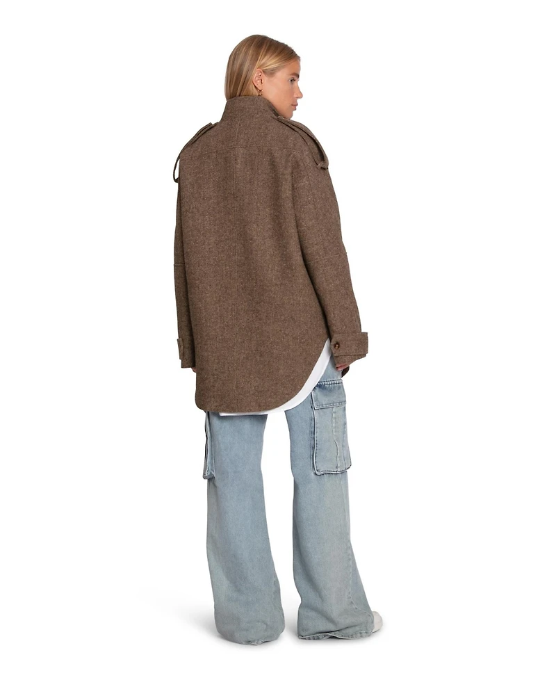 Belle & Bloom Women's All My Love Wool Overshirt