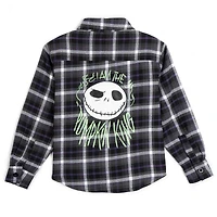 Nightmare Before Christmas Boys Disney Flannel Button Down Dress Shirt