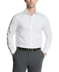 Tommy Hilfiger Men's Th Flex Regular Fit Stretch Twill Dress Shirt