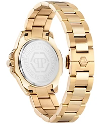 Philipp Plein Women's Majesty Gold Ion Plated Bracelet Watch 38mm