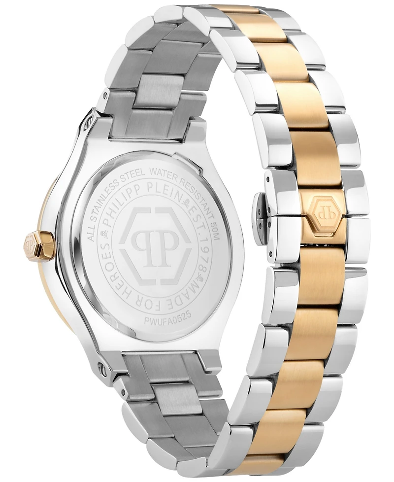 Philipp Plein Men's Underdog Two-Tone Stainless Steel Bracelet Watch 44mm