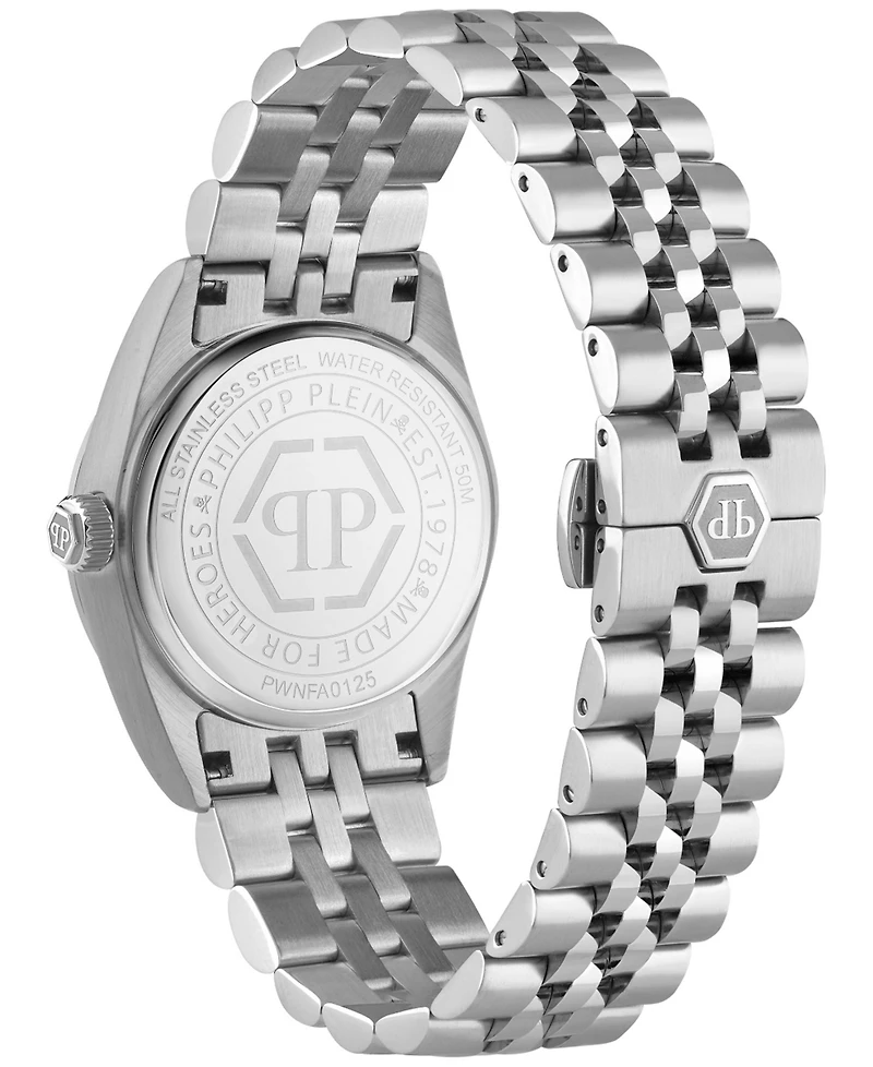 Philipp Plein Women's Date Superlative Stainless Steel Bracelet Watch 28mm