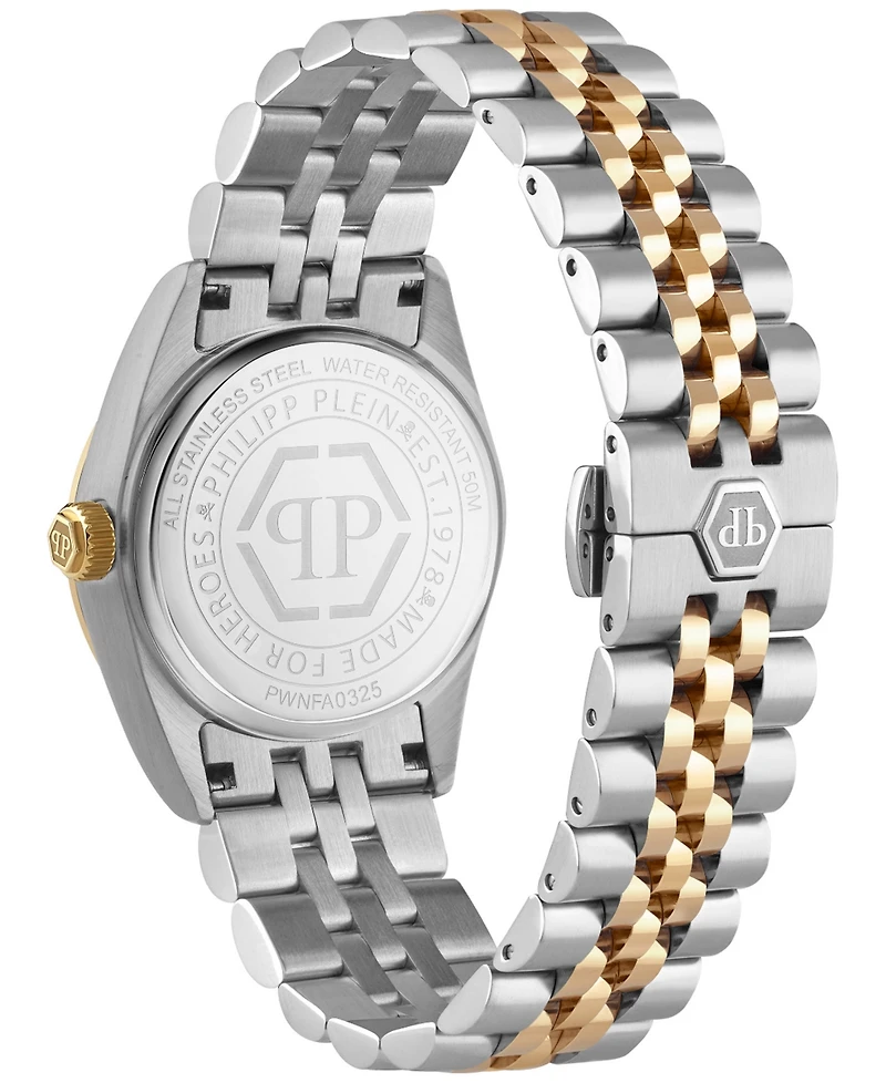 Philipp Plein Women's Date Superlative Two-Tone Stainless Steel Bracelet Watch 28mm