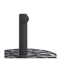 vidaXL Parasol Base Black Pe (Polyethylene) and concrete 26.5 lbs