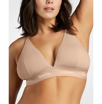 Siella Women's Organic Cotton Triangle Padded Bra