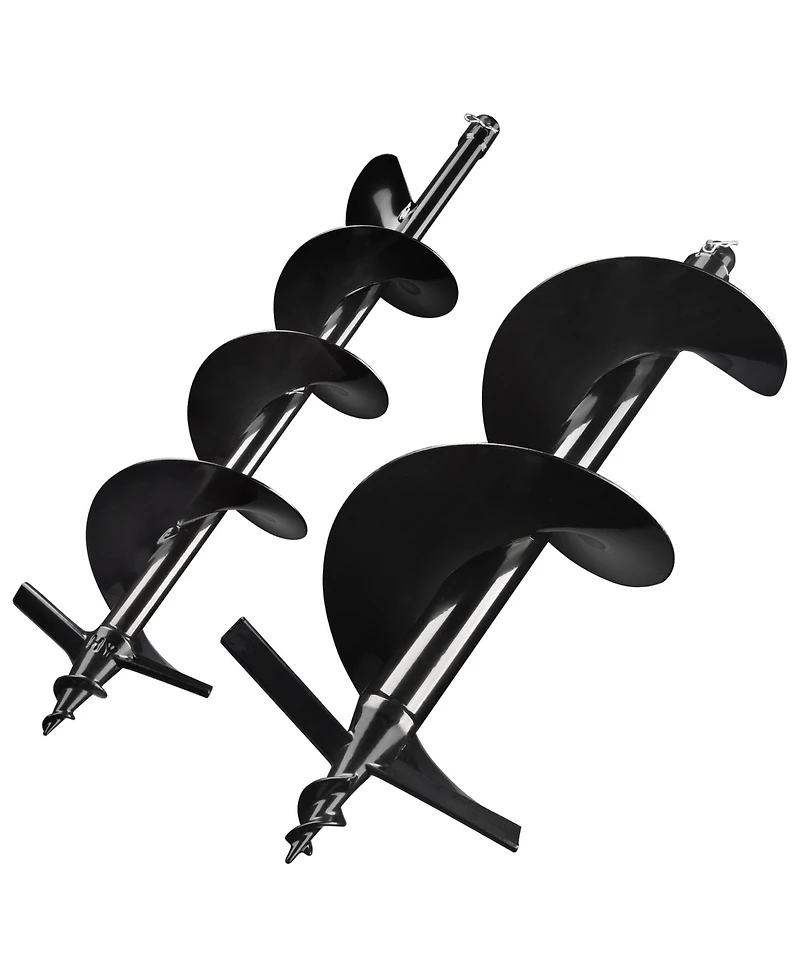 Yescom 6" 10" Earth Auger Bit Kit Bulb Planter Tool for Planting Flower Fence Post Spiral Hole Digger Gardening Project